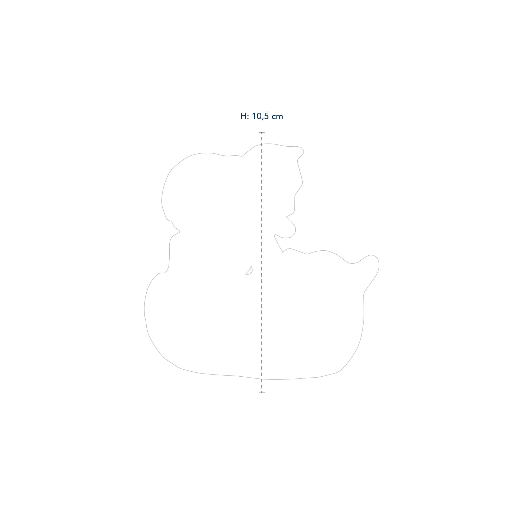 Line drawing of a Royal Copenhagen design